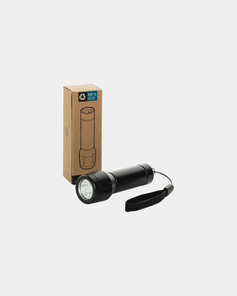 Lampe torche ABS recyclé RCS Flara à personnaliser