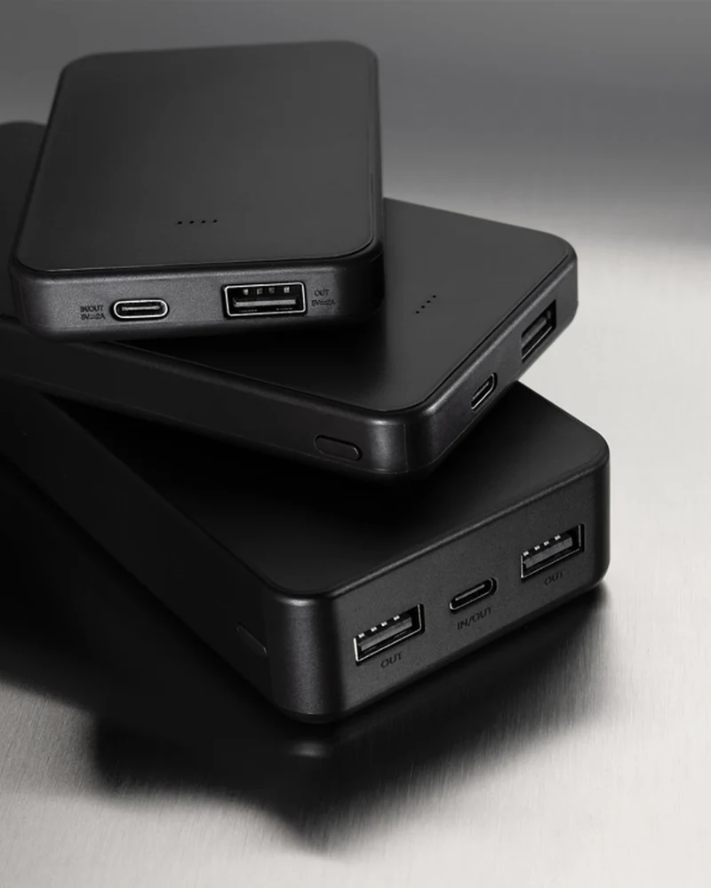 Powerbank 5000mAh ABS recyclé à personnaliser