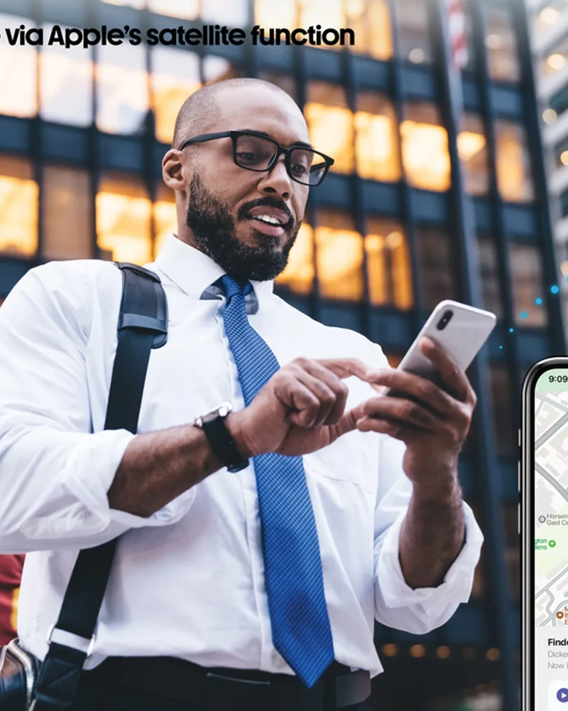 Carte géolocalisation ABS recyclé Findcard à personnaliser