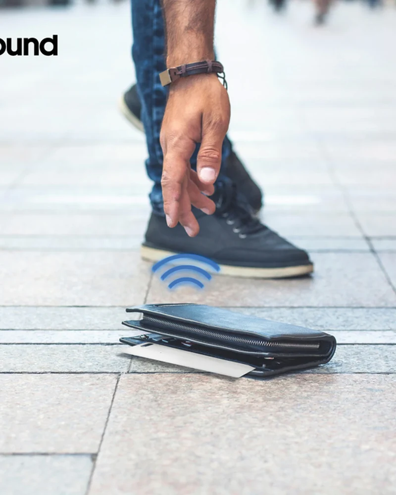Carte géolocalisation ABS recyclé Findcard à personnaliser
