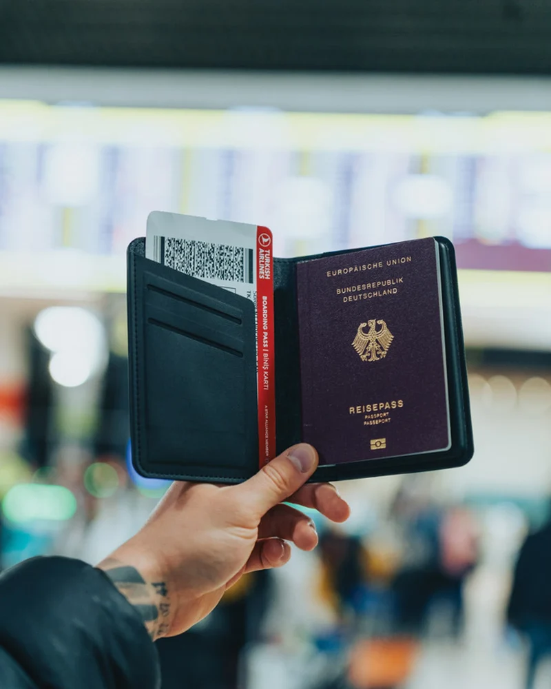 Porte-passeport recyclé RCS à personnaliser