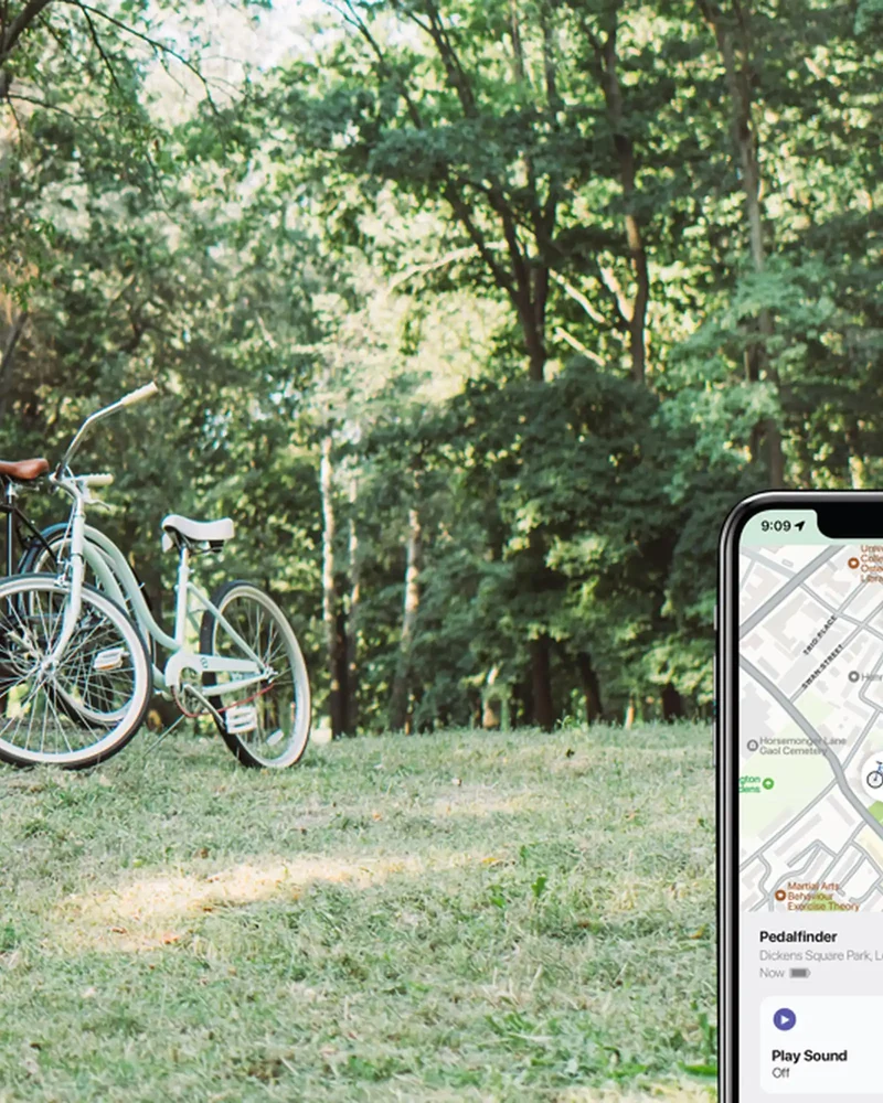 Sonnette de vélo étanche Pedalfinder à personnaliser