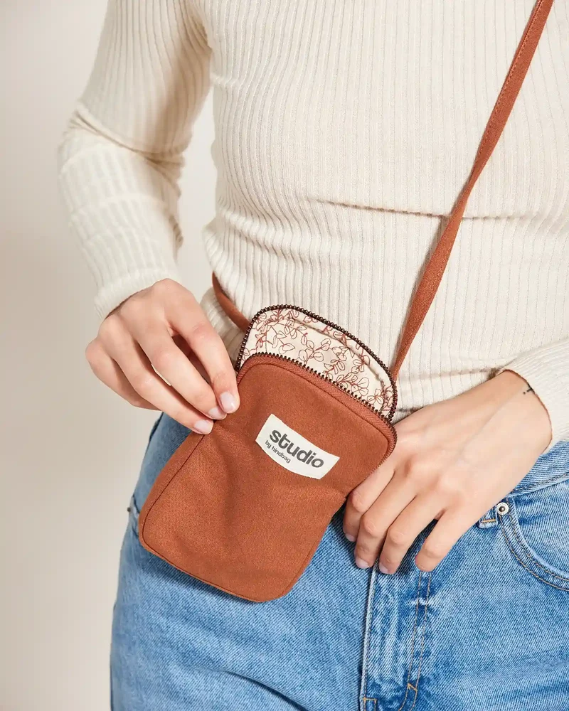Housse smartphone coton bio Studio by Hindbag Théo à personnaliser