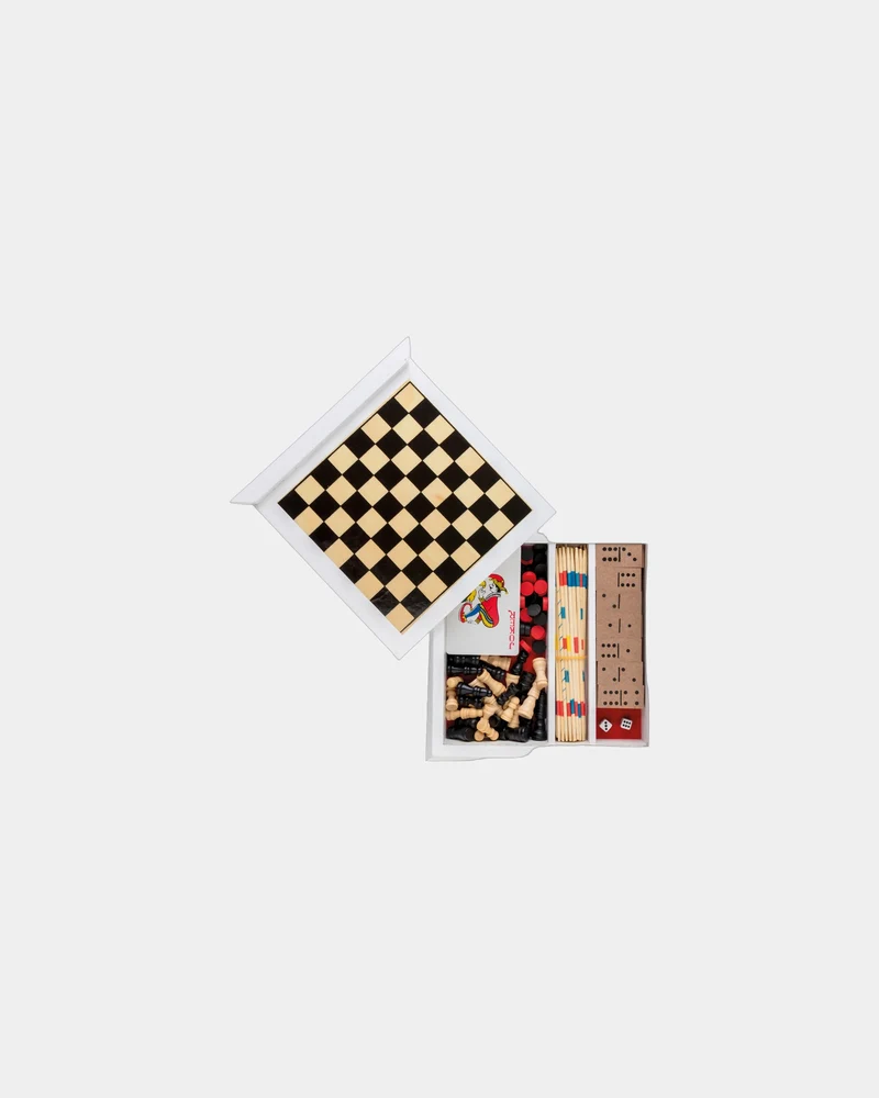 Set de jeux 5 en 1 en bois à personnaliser