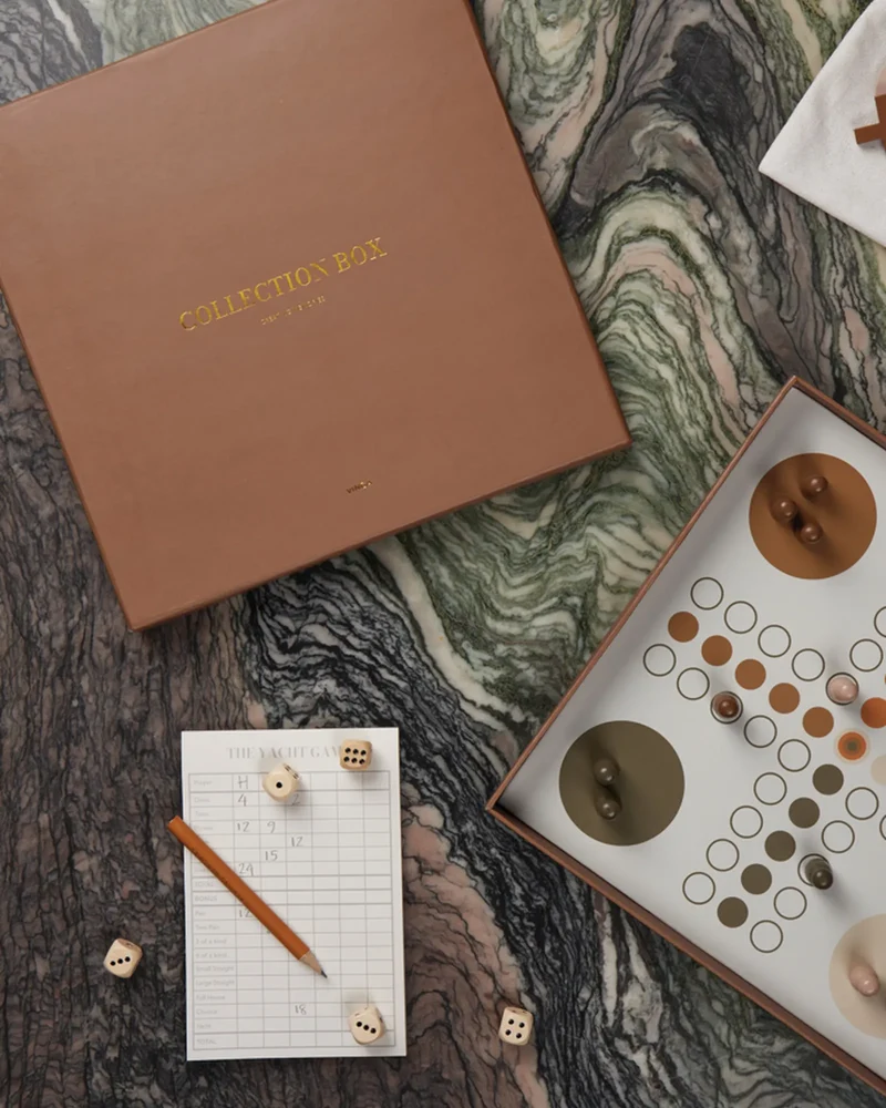 Coffret de jeux bois Vinga à personnaliser
