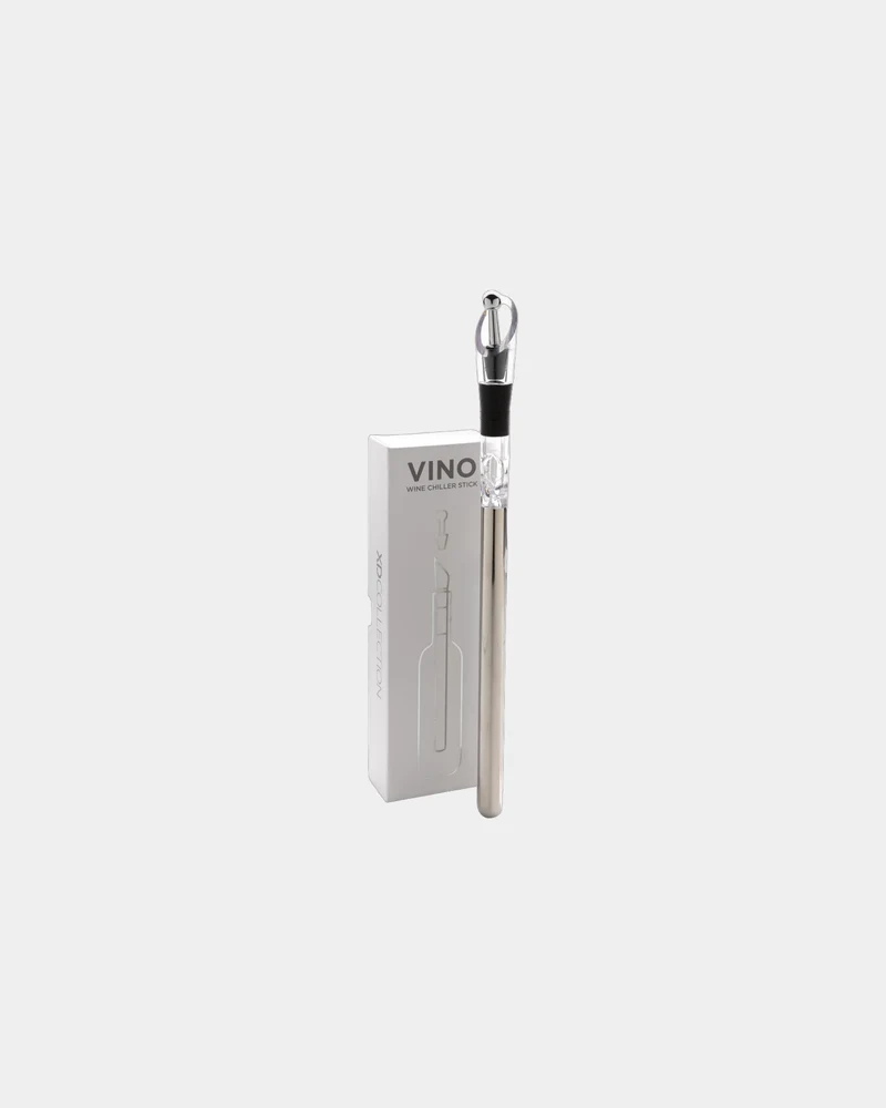 Tige rafraîchissante inox argent Vino à personnaliser