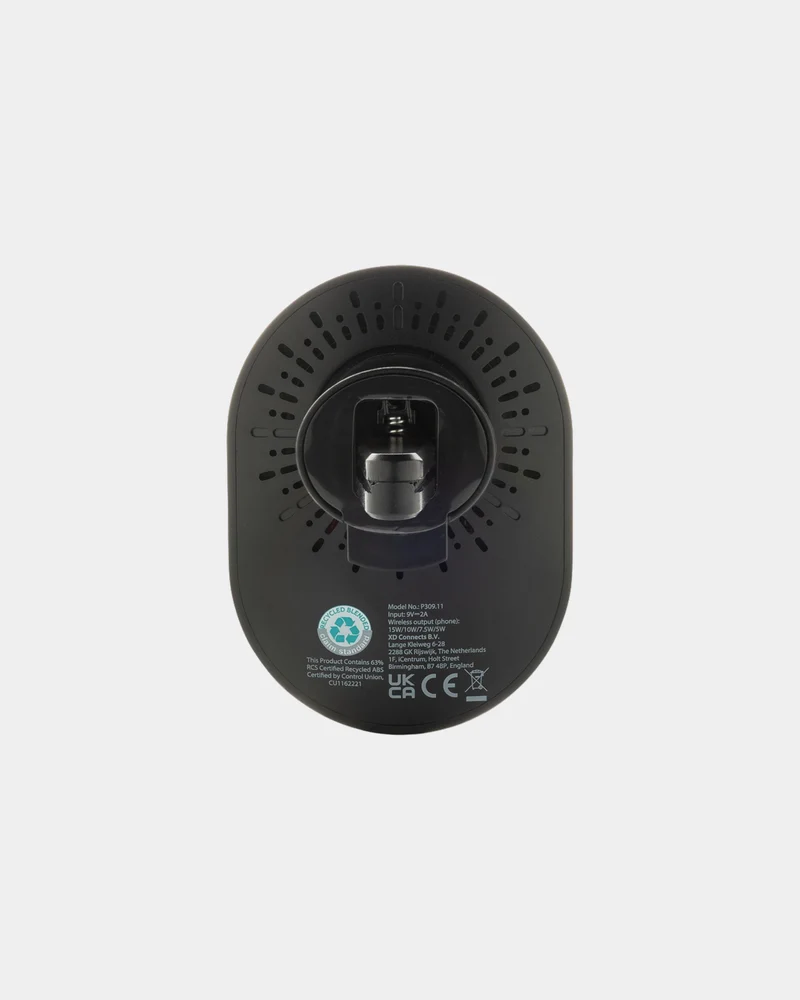Support magnétique 15W en plastique recyclé à personnaliser