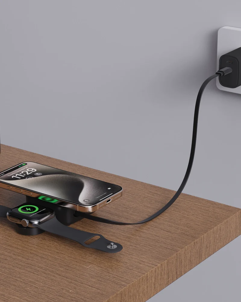 Chargeur sans fil magnétique 15W Urban Vitamin Golet à personnaliser