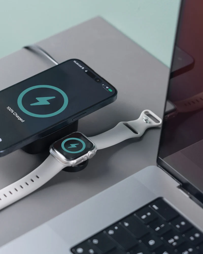 Chargeur sans fil magnétique 15W Urban Vitamin Golet à personnaliser