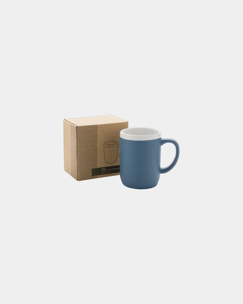 Mug céramique 300ml avec bord blanc à personnaliser