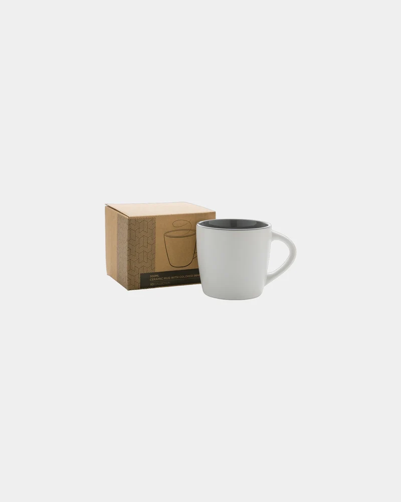 Mug céramique 300ml intérieur coloré à personnaliser