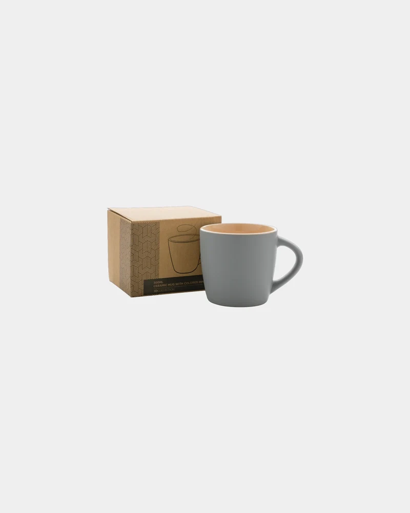 Mug céramique 300ml intérieur coloré à personnaliser