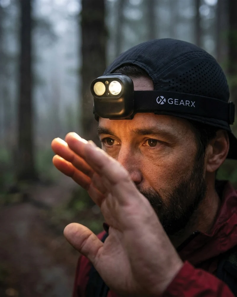 Lampe frontale ABS recyclé RCS à personnaliser
