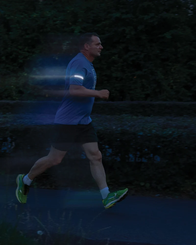 Lampe running LED rechargeable en plastique à personnaliser