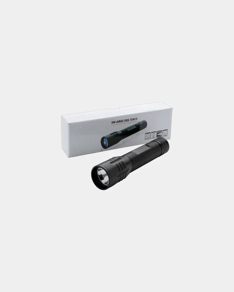 Lampe torche aluminium 100 lumens à personnaliser