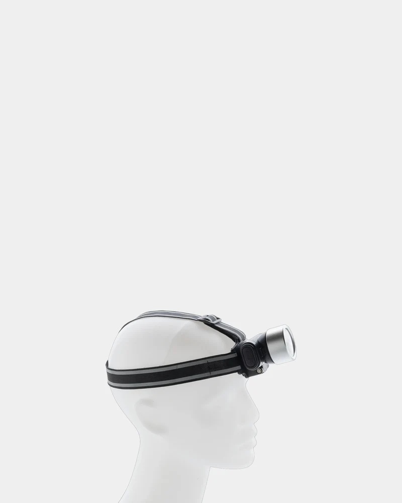 Lampe frontale 3 LED argent à personnaliser