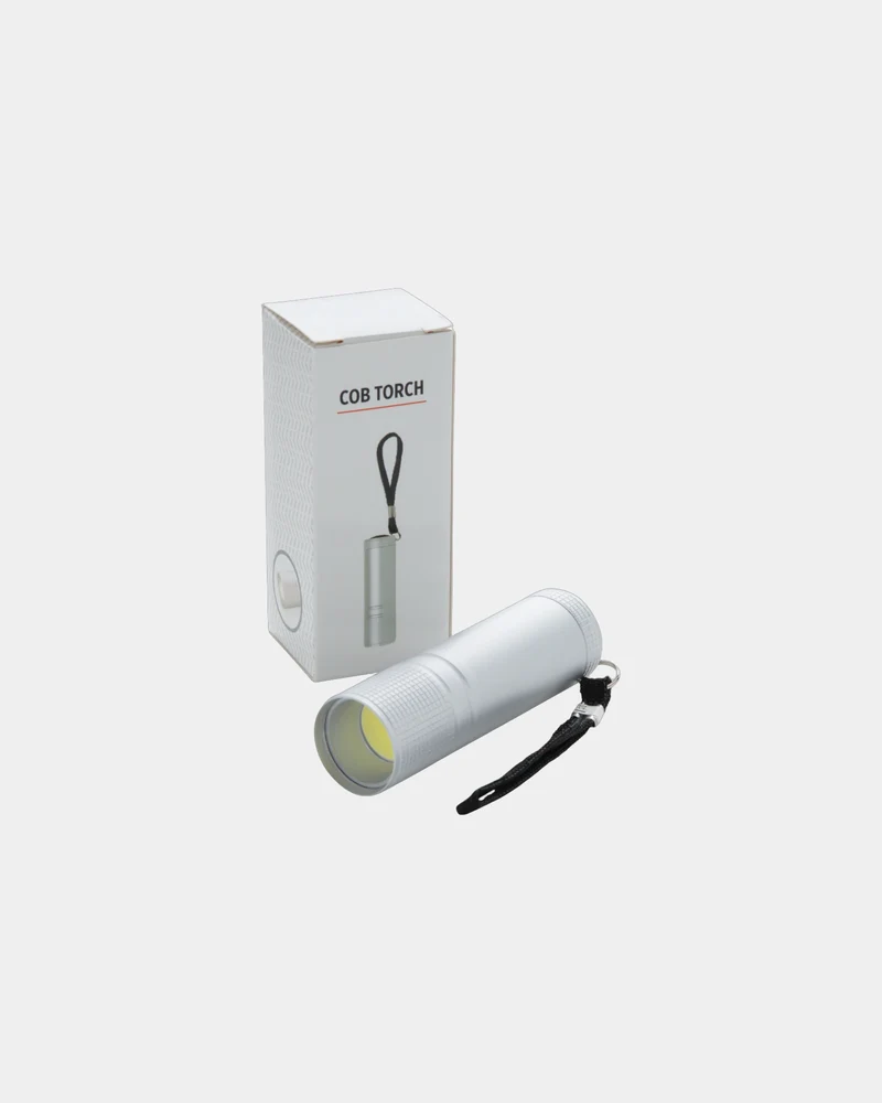 Lampe torche COB aluminium à personnaliser