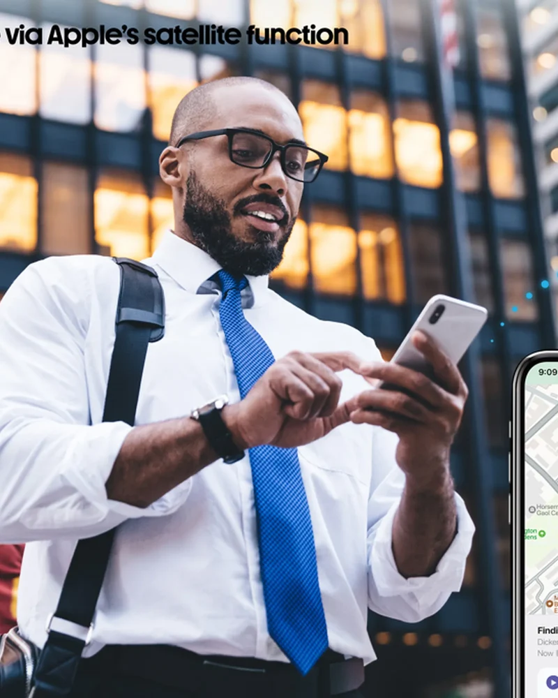 Carte géolocalisation ABS recyclé Findit à personnaliser