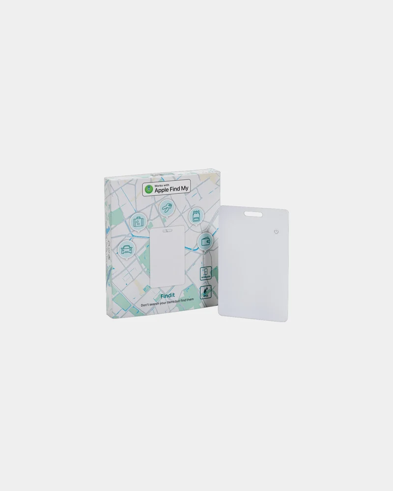 Carte géolocalisation ABS recyclé Findit à personnaliser