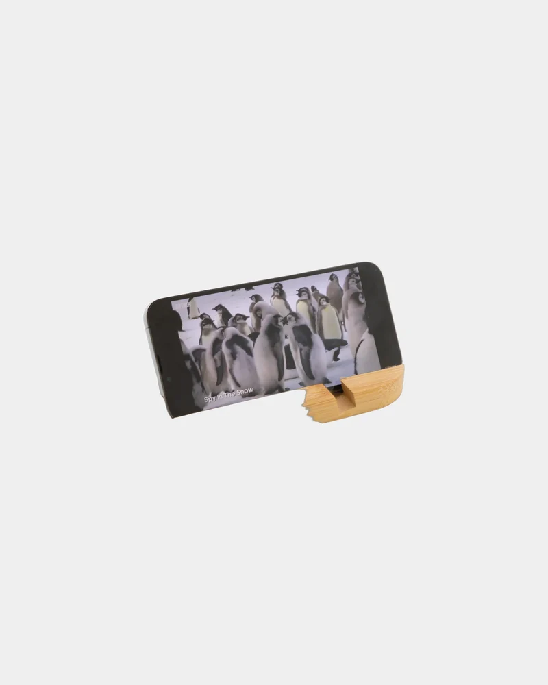 Support tablette ou téléphone en bambou à personnaliser