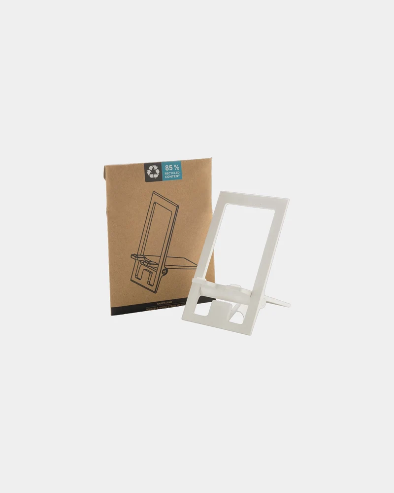 Support téléphone pliable ABS recyclé à personnaliser