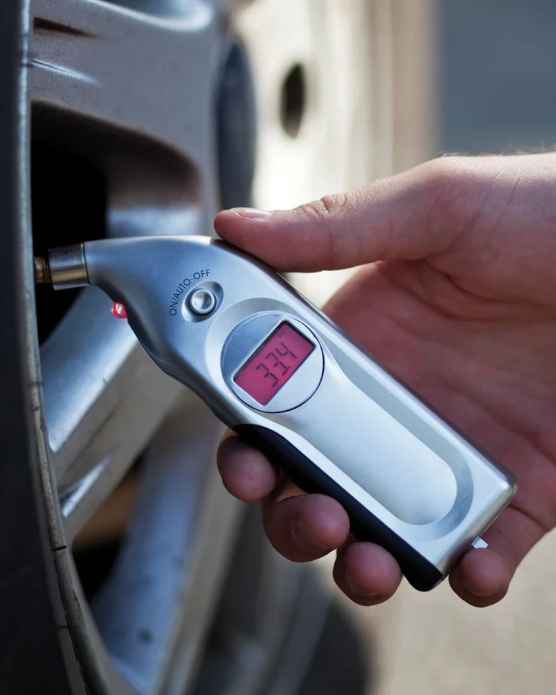 Manomètre digital ABS argent à personnaliser