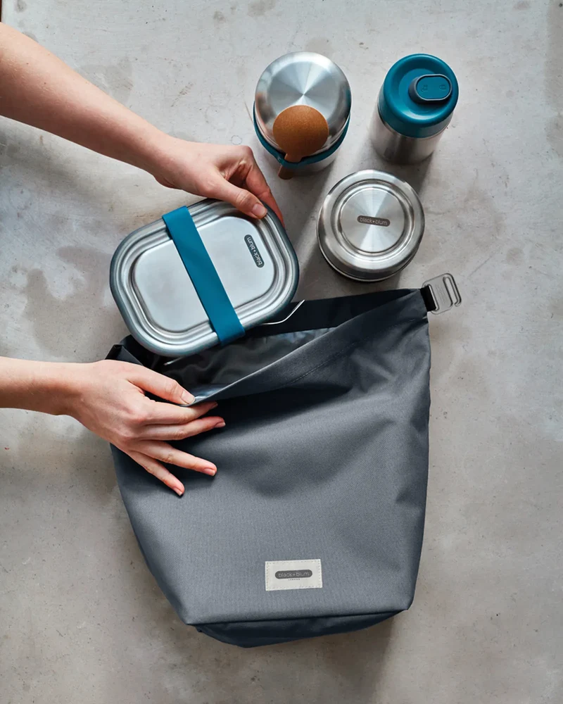 Sac lunch isotherme rPET Black + Blum 6,7L à personnaliser
