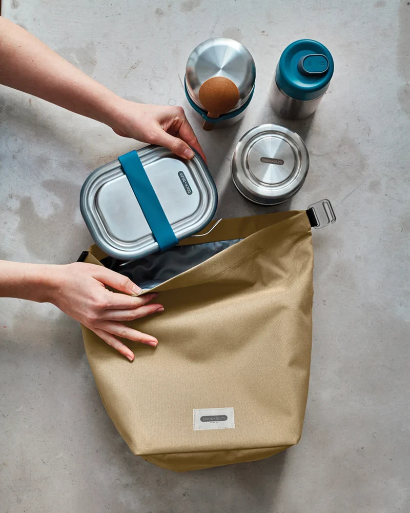 Sac lunch isotherme rPET Black + Blum 6,7L à personnaliser