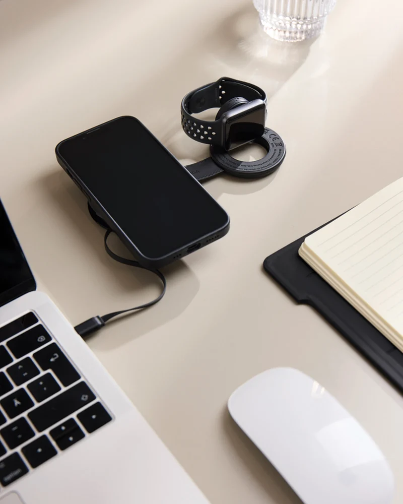 Chargeur de voyage sans fil Vinga Baltimore 15W à personnaliser