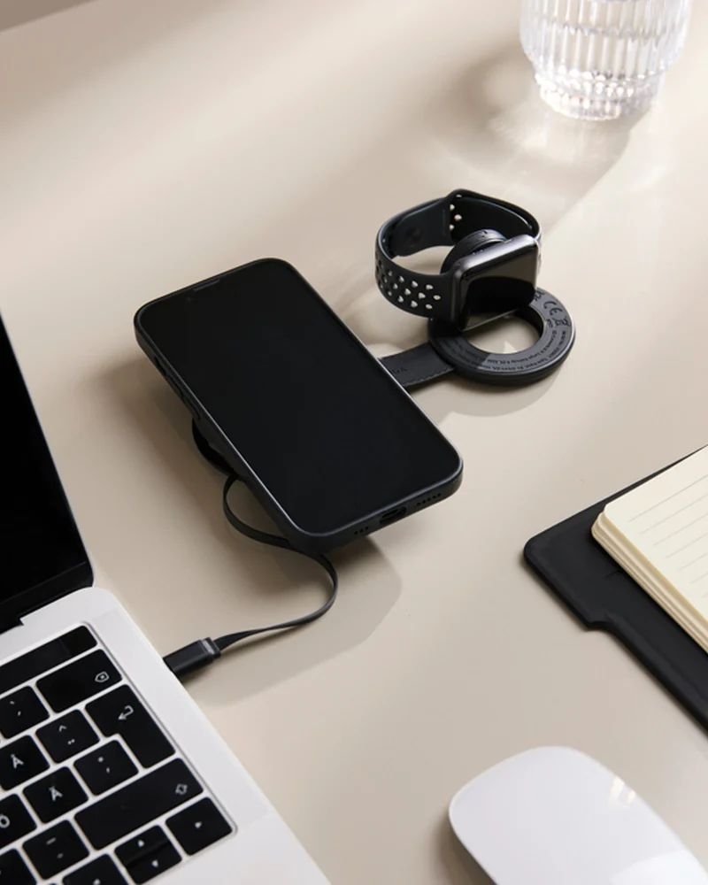 Chargeur de voyage sans fil Vinga Baltimore 15W à personnaliser