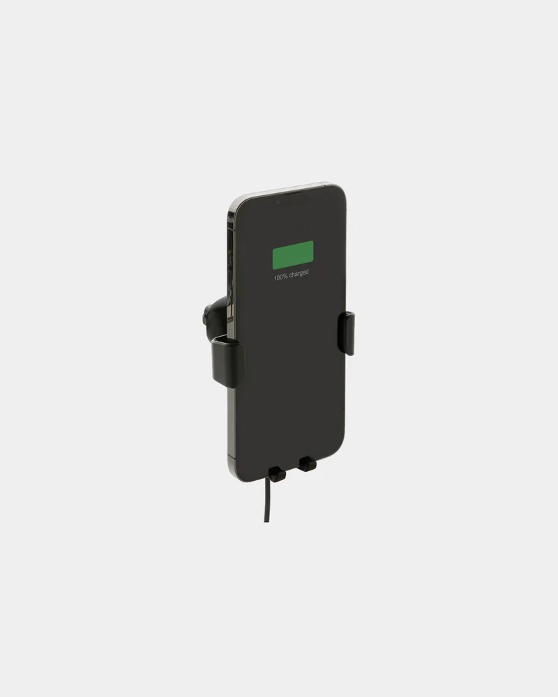 Support voiture chargeur sans fil recyclé RCS à personnaliser