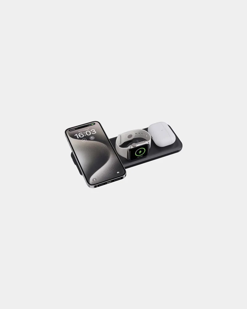 Chargeur 3 en 1 magnétique 15W Urban Vitamin Torrance à personnaliser