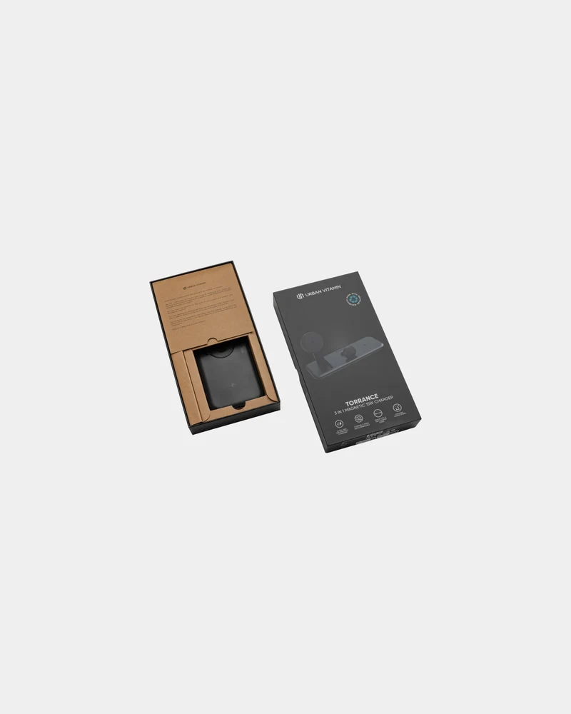 Chargeur 3 en 1 magnétique 15W Urban Vitamin Torrance à personnaliser