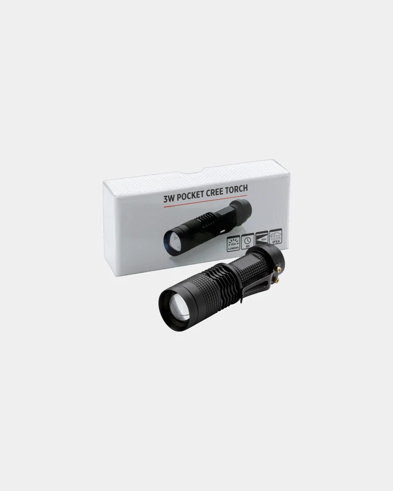 Lampe torche aluminium 85 lumens à personnaliser