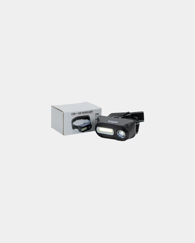 Lampe frontale ABS LED et COB à personnaliser