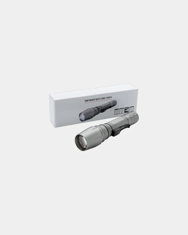 Lampe torche aluminium étanche 10 W à personnaliser