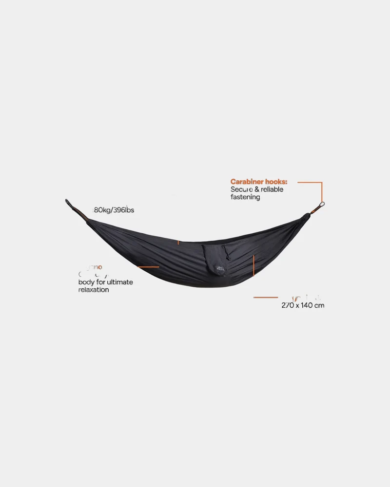 Hamac nylon recyclé 270 x 140 cm à personnaliser