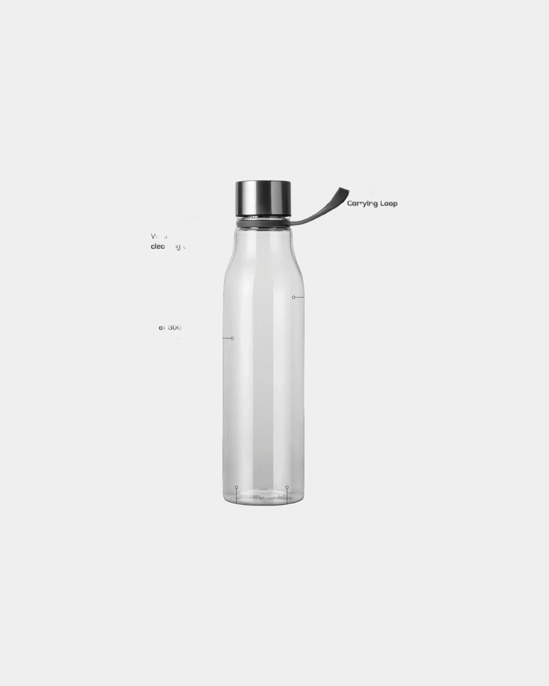 Bouteille d'eau RPET Vinga Lean 800ml à personnaliser