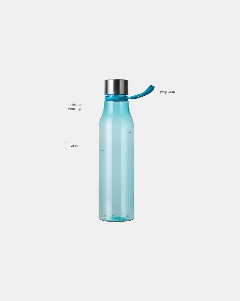 Bouteille d'eau RPET Vinga Lean 800ml à personnaliser