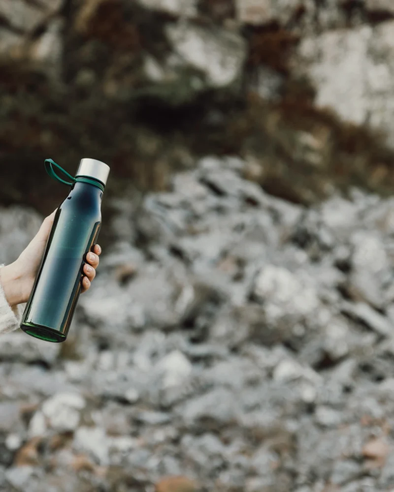 Bouteille d'eau RPET Vinga Lean 800ml à personnaliser