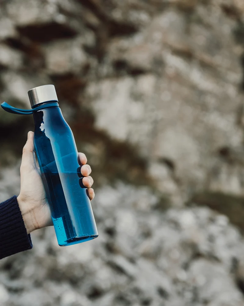 Bouteille d'eau RPET Vinga Lean 800ml à personnaliser