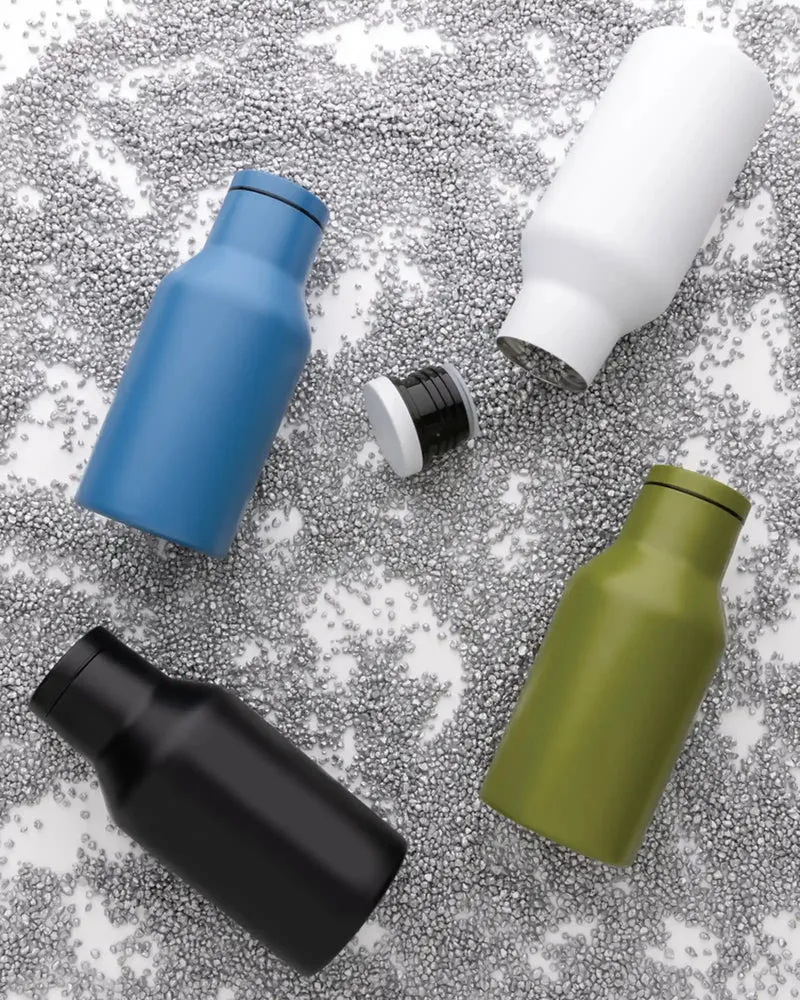 Bouteille isotherme acier inoxydable recyclé 300ml à personnaliser
