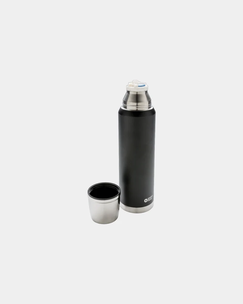 Bouteille isotherme acier inox 1L à personnaliser