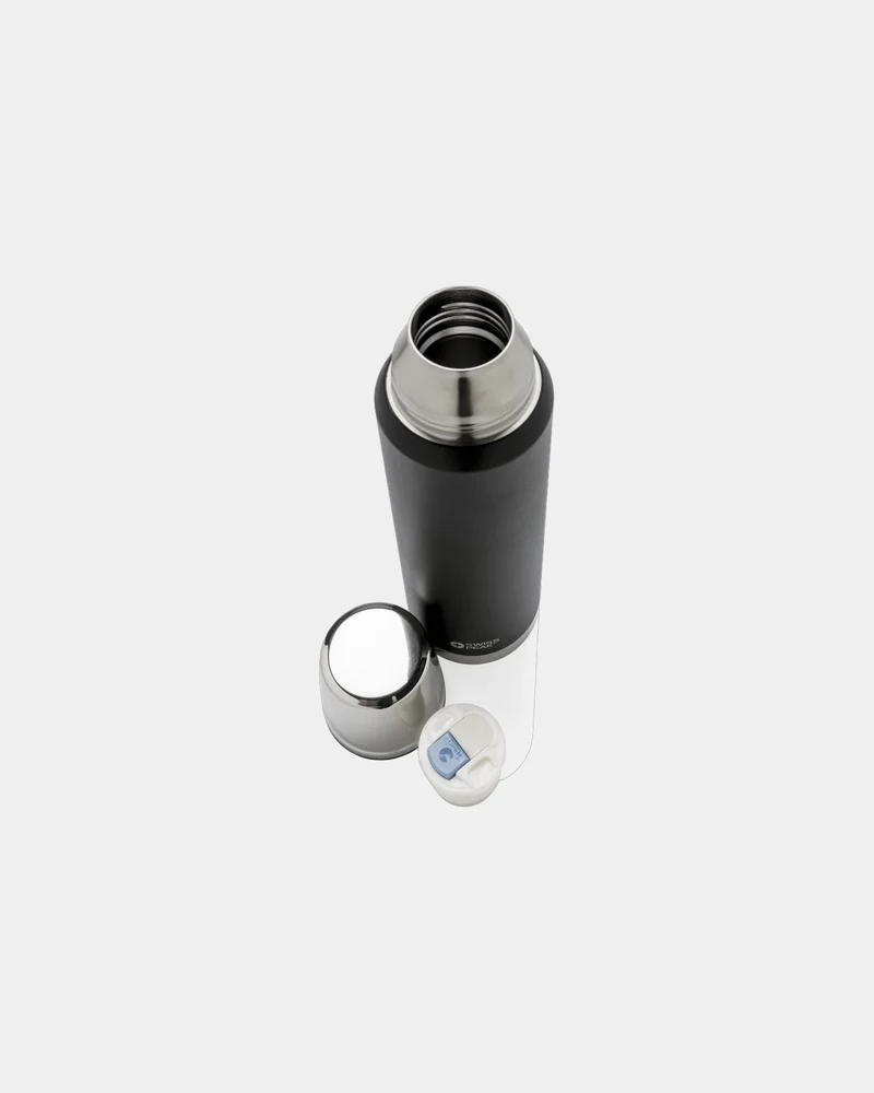 Bouteille isotherme acier inox 1L à personnaliser