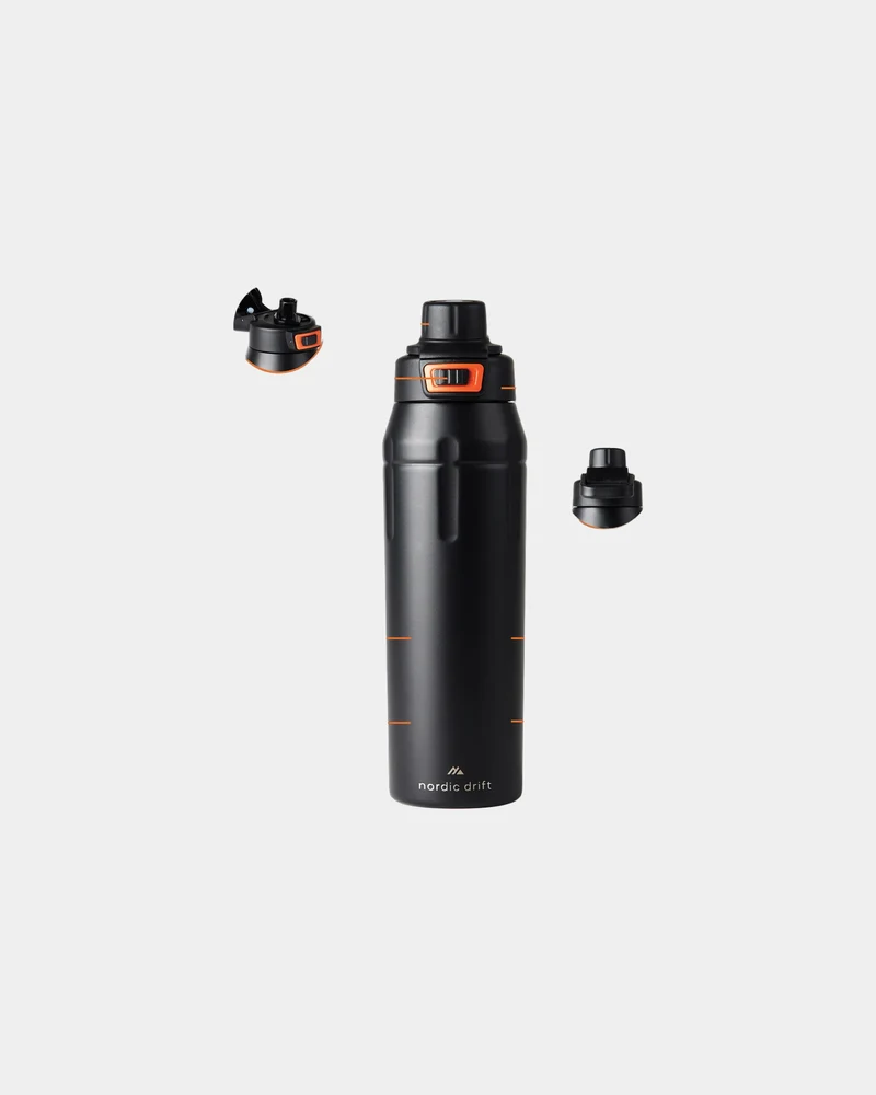 Bouteille isotherme acier recyclé Nordic Drift Trail à personnaliser