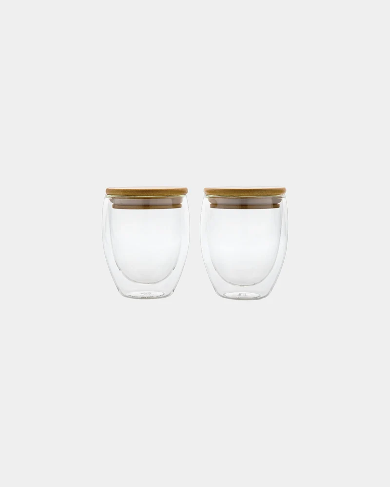 Set de 2 verres double paroi 250ml à personnaliser