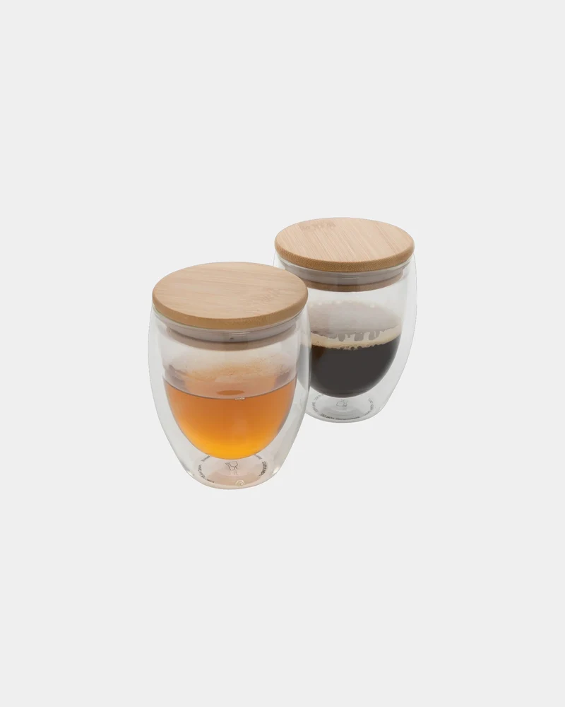 Set de 2 verres double paroi 250ml à personnaliser