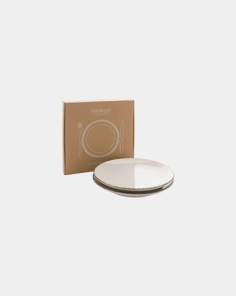 Assiettes en céramique 28 cm Ukiyo à personnaliser