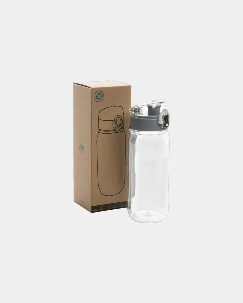 Bouteille d'eau rPET 600ml étanche à personnaliser