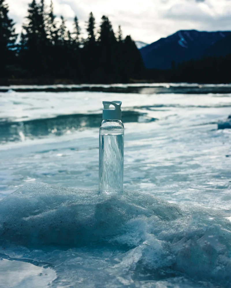 Bouteille d'eau recyclée rPET 650ml à personnaliser